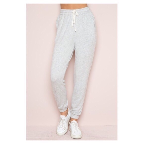 Brandy Melville Pants - Brandy Melville Gray Sweatpants